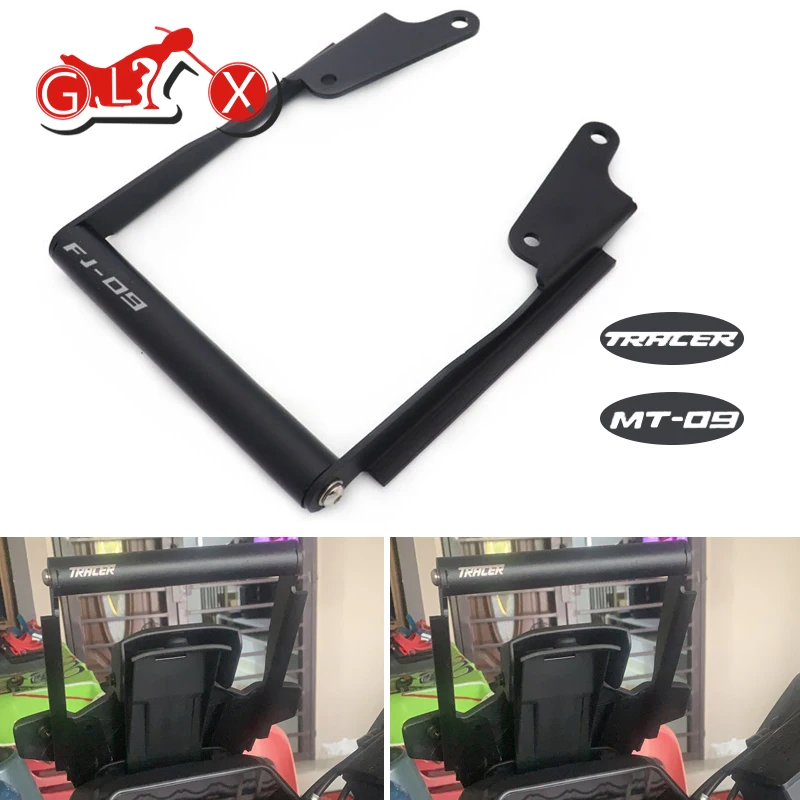 

For YAMAHA MT09 FJ09 Tracer900 FJ MT 09 Tracer 900 2015-17 Accessories Moblie Phone GPS Plate Btacket Stand Holder Phone Support