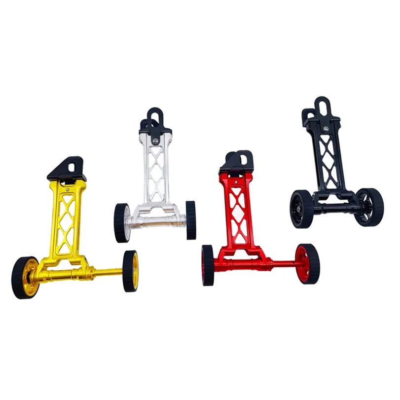 Litepro Bicycle Extension Rod Easy Wheel Parking Push Wheel Telescopic Rod Widened Easywheel Booster Wheels For Birdy