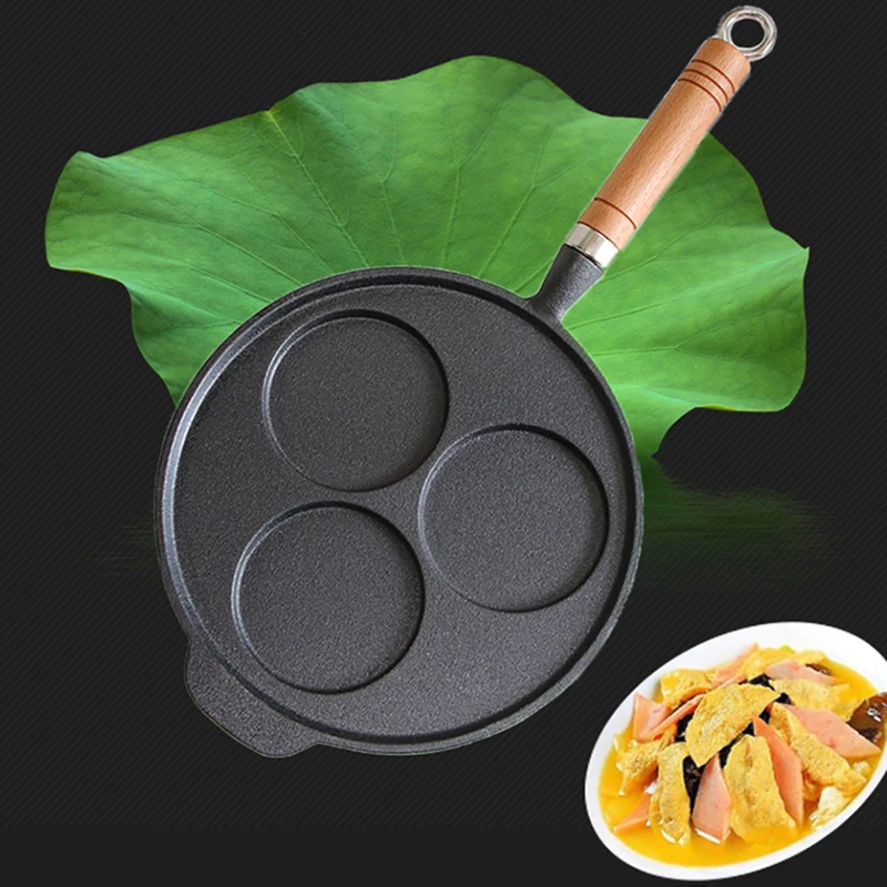 

Breakfast Pancake Egg Cast Iron Nonstick Frying Pan Gas Induction Cooker Saucepan Panelas Cooking Pots Cookware Kitchen Utensils