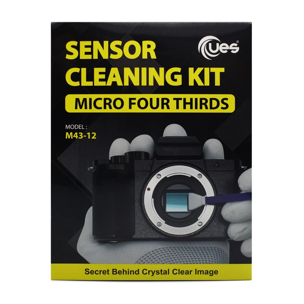 Kit di pulizia del sensore della fotocamera (micro 4/3 per liquido detergente CMOS CCD DSLR 12mm Mirrorless per fotocamere digitali