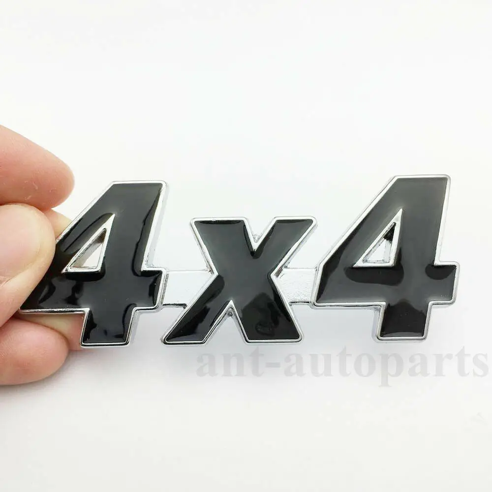 

Metal Chrome Black 4WD 4x4 Car Trunk Tailgate Emblem Badge Decal Sticker SUV