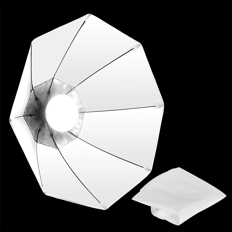 SH Softbox Lighting Kits Octagon Umbrella Photography Light Kit  Continuous Lighting System For E27 Photo Studio With Carry Bag