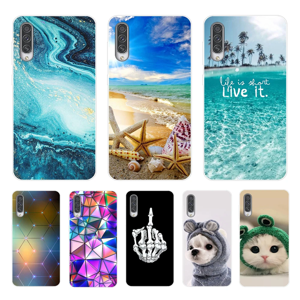 6.4'' Case For Samsung Galaxy A50 A50s A30s Case Soft TPU Phone Case For Samsung A50 A70 2019 A30s Case A 50 A 30 S Cover A 70