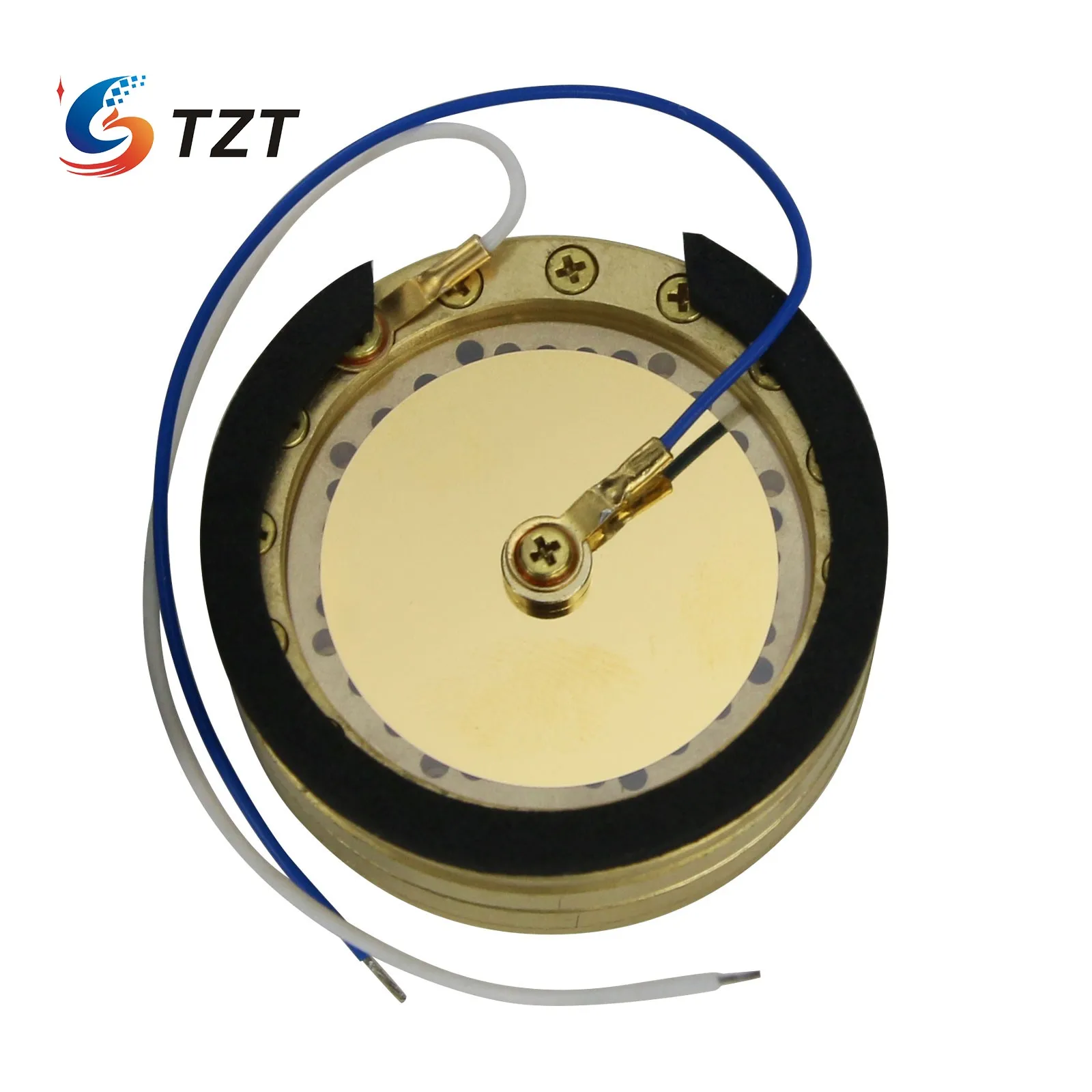 TZT 34mm Large Diaphragm Condenser Mic Capsule Cartridge Core Microphone Capsule Single-sided Gold-plated