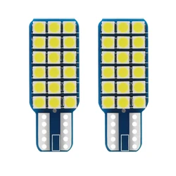 2pcs T10 3030 18smd High Brightness Decoding Led License Plate Lamp W5w Single Side Marker Lamp Trunk Lamp Car Led Light