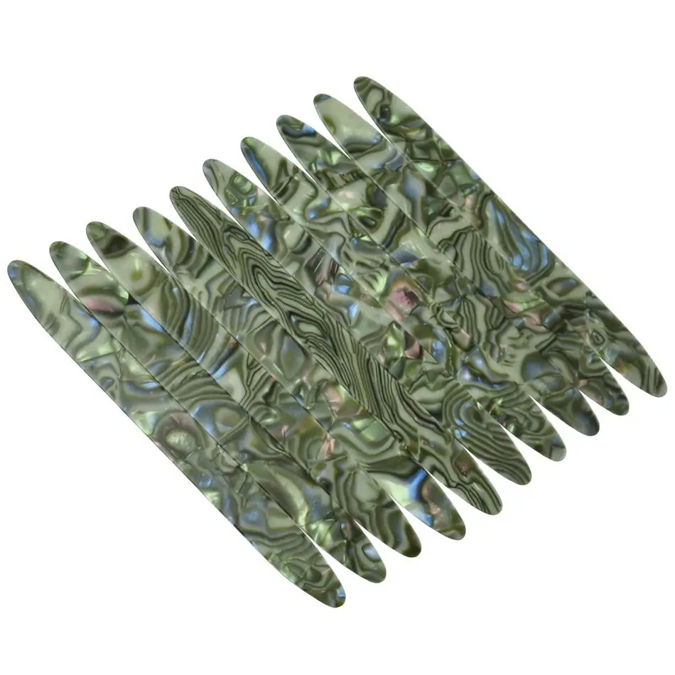 

10 шт. средние 0,71 мм уд медиаторы для целлулоидных медиаторов полоски для уд Ud Reeshe Abalone