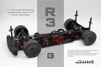 SNRC 120002 R3-G 1 / 10  1:10 RC CAR RC MODEL standard glass fiber center electric room frame 4WD