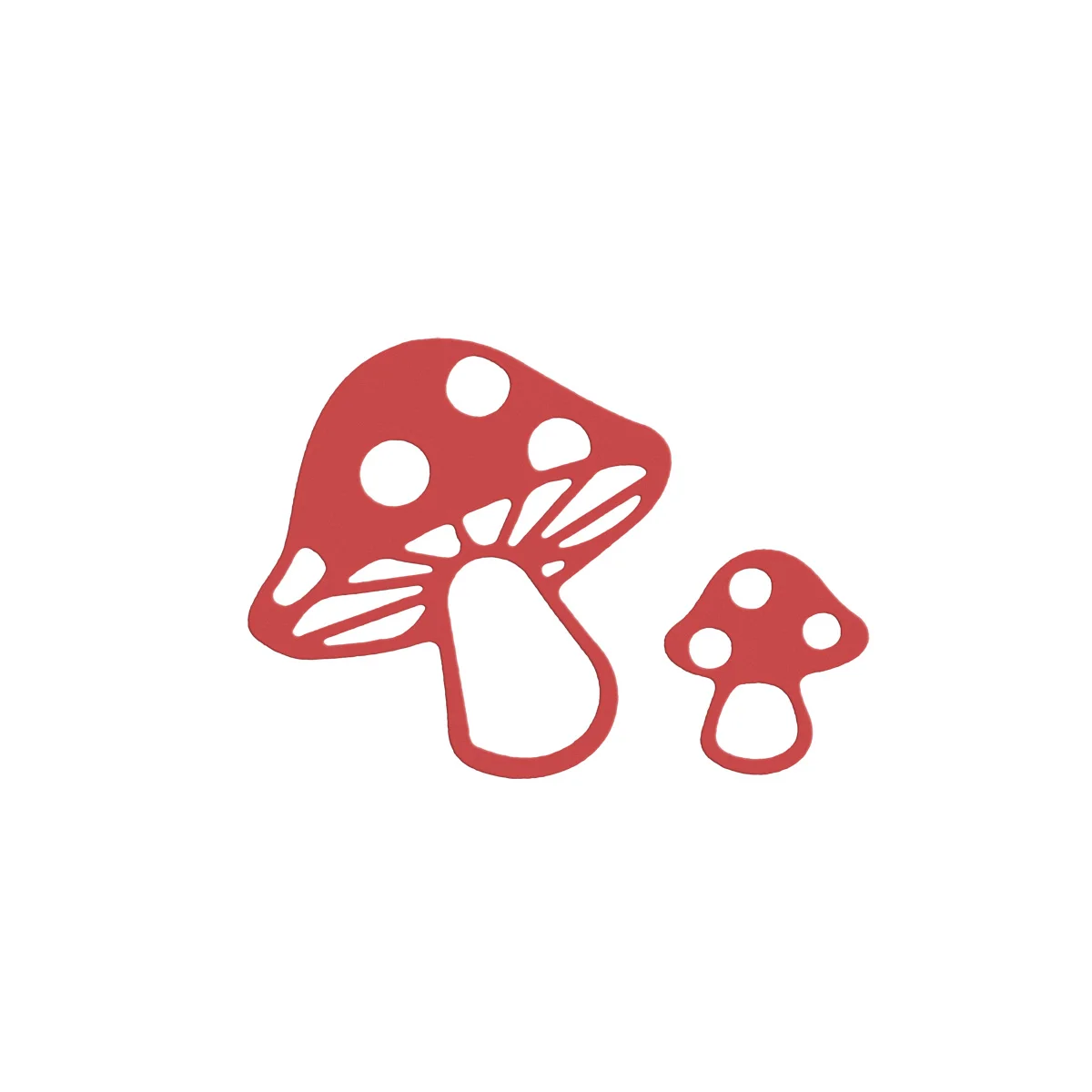 Mushroom Pattern Metal Cutting Die Stencil For Scrapbooking DIY Clip Art Paper Card Photo Album Decorating Cutter Stencil Mold