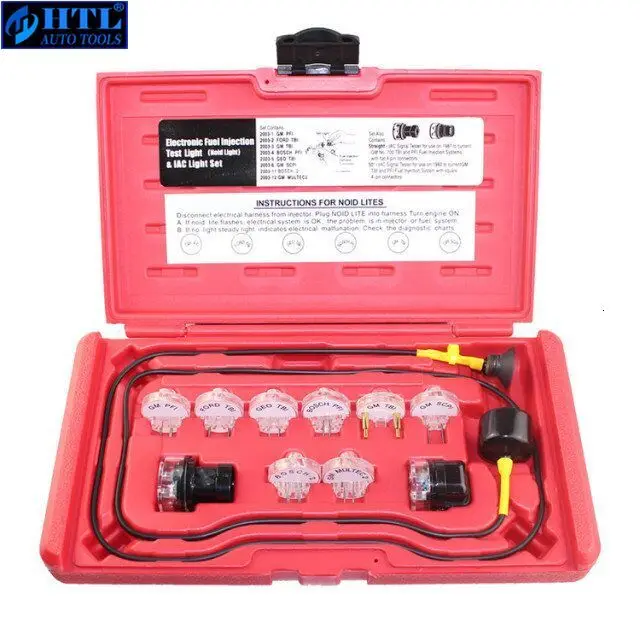 ELECTRONIC FUEL INJECTION INJECTOR TEST NOID LIGHT SET AUTO TOOL