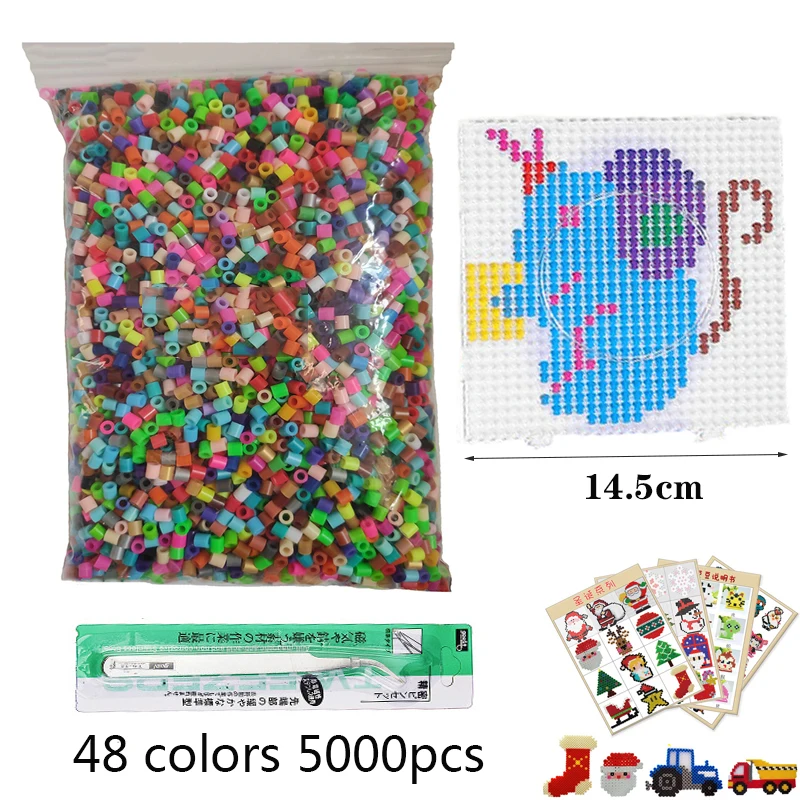 

5 мм, бусины Hama 24/48/36 цветов, perler, игрушка, предохранитель, бусина для детей, «сделай сам», рукоделие, 3D пазл, Обучающие Детские игрушки, бесплатная доставка