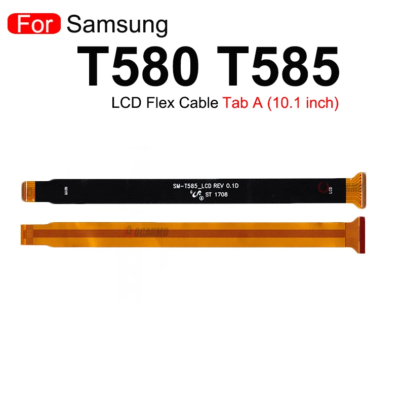 For Samsung Galaxy Tab A 10.1 T580 T585 SM-T585 P580 P585 Main board Motherboard Connector LCD Flex Cable Replacement Part