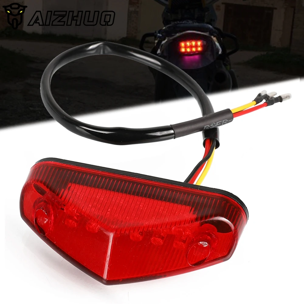 Motorbike TailLight Rear Fender Dirt Bike Brake Turn Signals LED Tail Light FOR YAMAHA DT 125 230 GASGAS EC2T FSE FSR EC 250 300