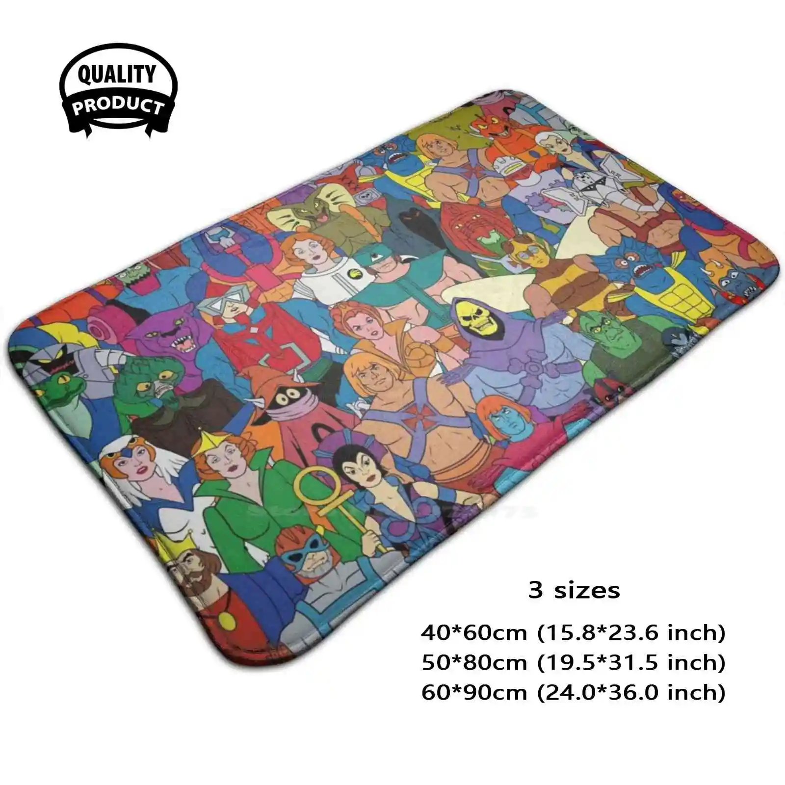 The Masters Soft Cushion Car Home Carpet Door Mat 80s Pop Cartoon Street Man Masters Of The Universe Action Figures Motu She Ra