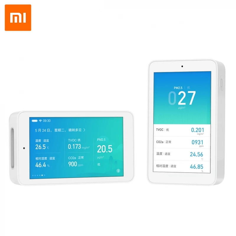 Nuovo Xiaomi Mijia Air Quality Tester HD Touch Screen monitoraggio remoto PM2.5 misurazione dell\'umidità della temperatura per Smart Home