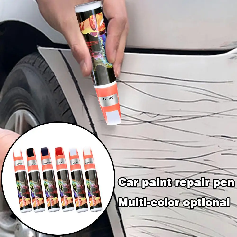 Car Paint Repair Pen Scratch Repair Pen Paint Repair Red Black White Silver Gray Paint Touch Pen Car Maintenance Repair Tools