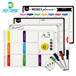 12 Styles Magnetic Monthly & Weekly Planner Whiteboard Fridge Magnet Flexible Message Drawing Refrigerator Bulletin White Board