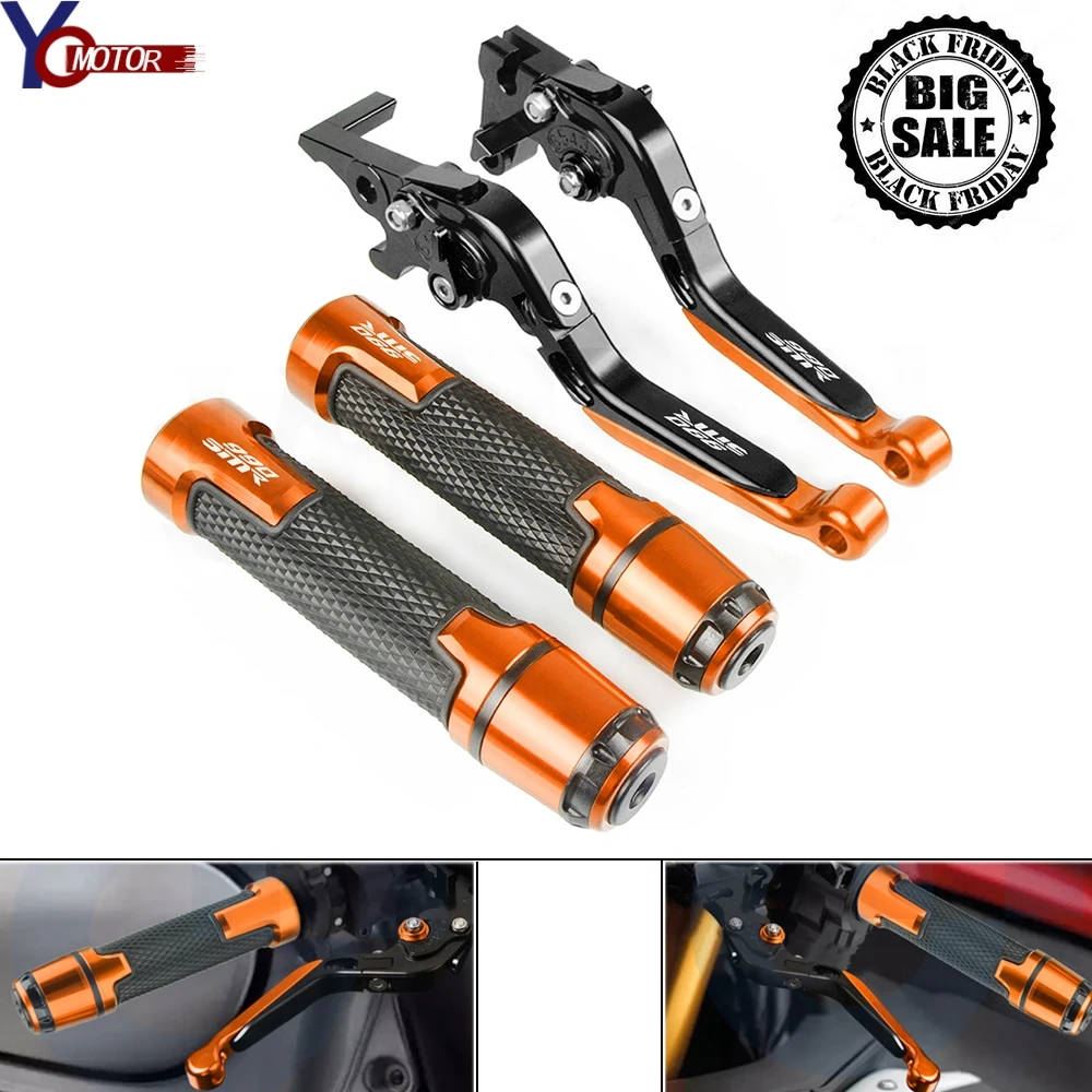 

For 990SMR 990 SMR 2009-2013 2012 2011 2010 Motorcycle CNC aluminum Brake Clutch Lever and Handle bar Grips Handbar 990 smr