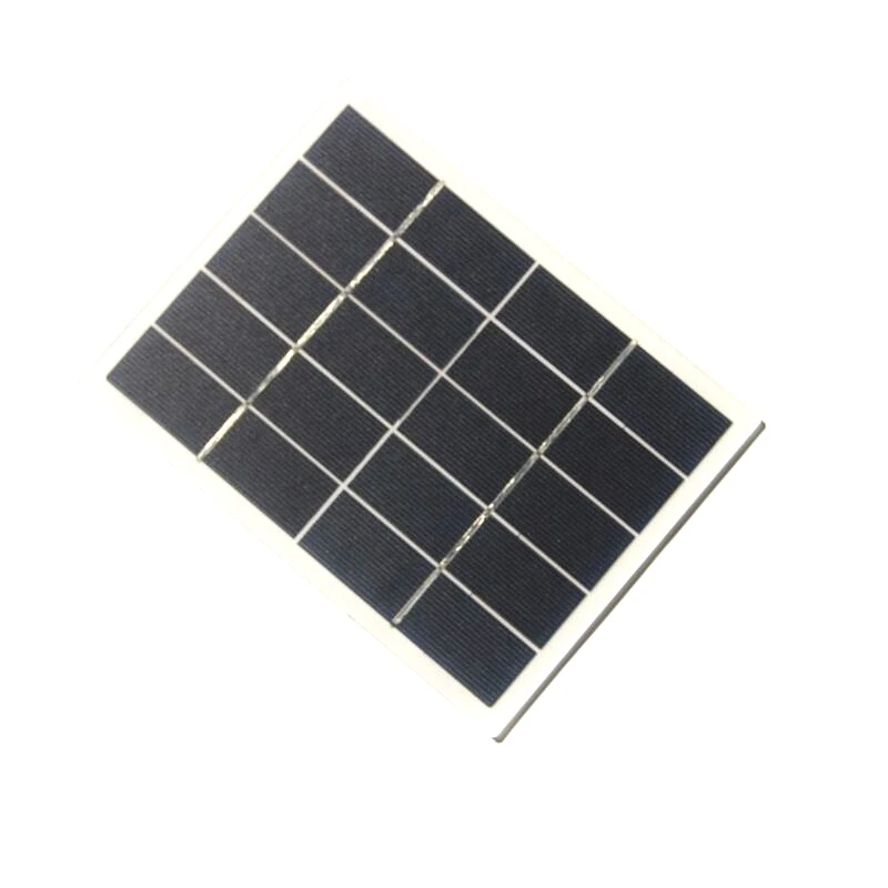 2W 5V 400mA Mini Solar Cell Polycrystalline Solar Panels With 3M Cable Small Solar Power 3.6V Battery Charger Solar Led Light