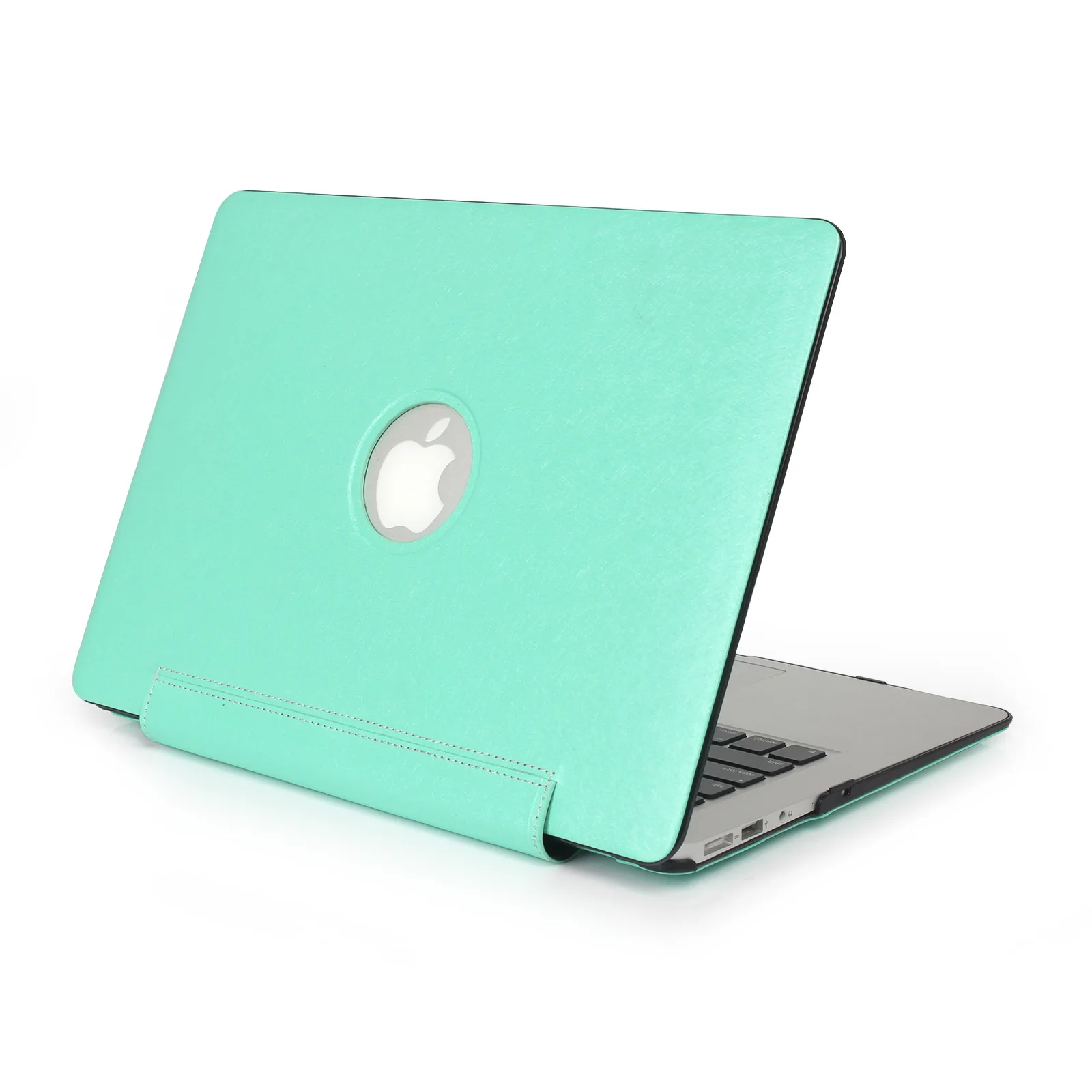 

PU Case for MacBook Air Pro Retina Laptop Cover Siamese Holster Silk Shell Cover for MacBook Air Pro 11.6 13.3 15.5 Coque