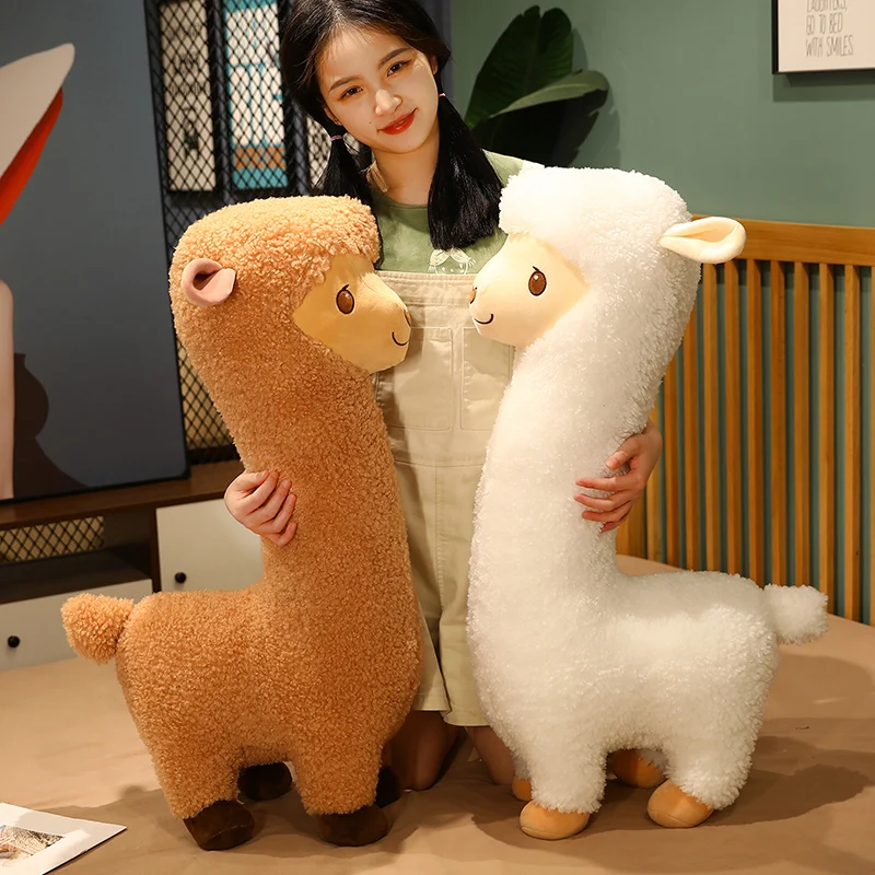 33-85cm Cute Alpaca Stuffed Animal Toy Toy Kawaii Pregnant Woman Alpaca Home Pillow Children's Stuffed Animal Toy Gift