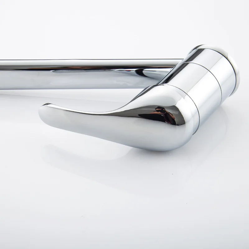 Kitchen Faucet Kitchen Mixer Single Handle Mixer Water Tap Sink Faucet Mixer Tap Deck Mounted Kitchen Taps with 2 Hoses