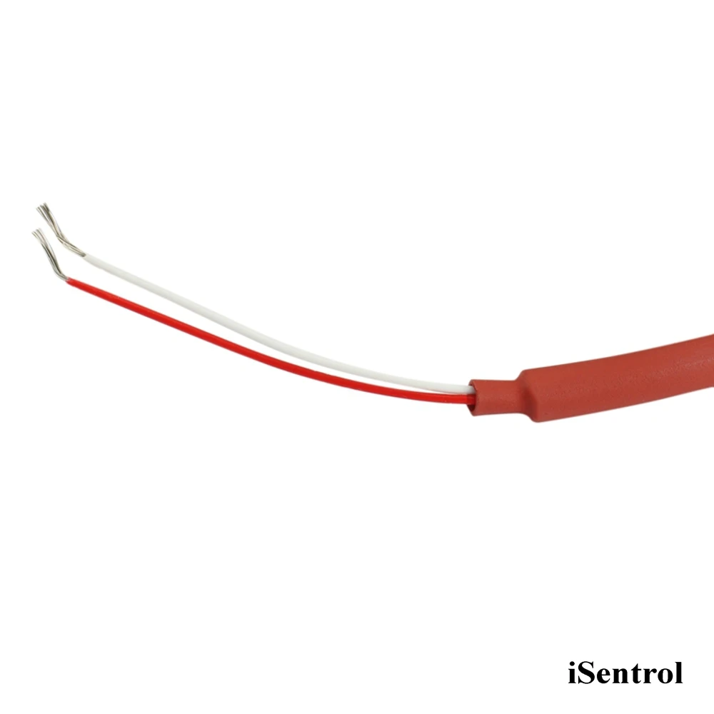 Sensor de temperatura PT1000 de 2 cables, termistor recubierto de Gel de silicona, sonda de 1 metro, 6mm x 100mm -50-200 centígrados, RTDs
