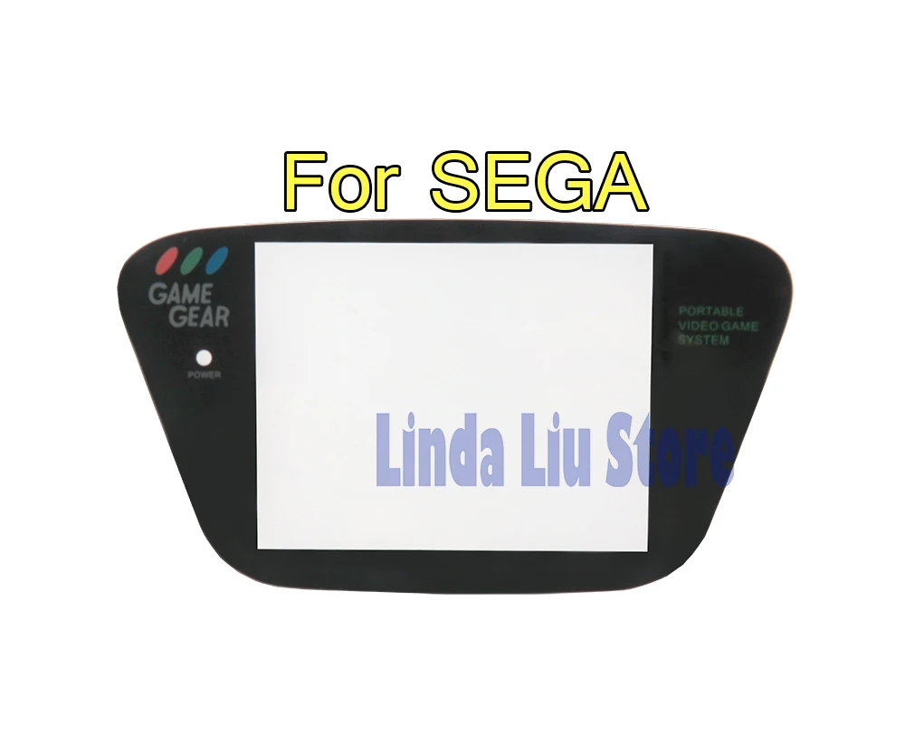 1pc Plastic Replacement Screen Cover Lens for Sega Game Gear black For SEGA GG Gamegear Console