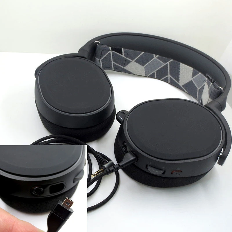 Wymienna kable Audio do gier dla Steelseries Arctis 3 5 7 słuchawki wysokiej jakości 6.28