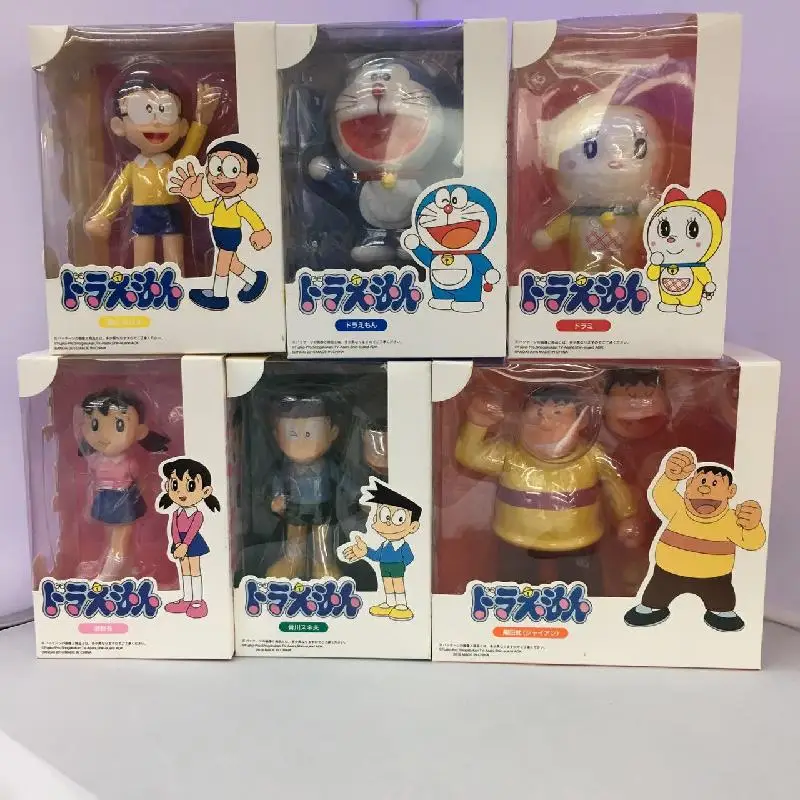Аниме Doraemon Фигурки Minamoto Shizuka Dorami Big G ПВХ Коллекционная модель Настольные украшения Игрушки для детей Рождественские подарки