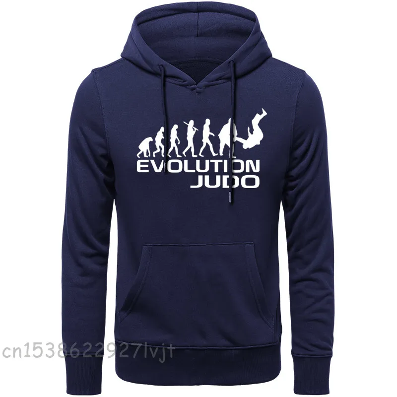 Áo Khoác Nỉ Tiến Hóa Của Judo Ngộ Nghĩnh Nam Áo Thun Hoodie Chui Đầu In Bông Áo