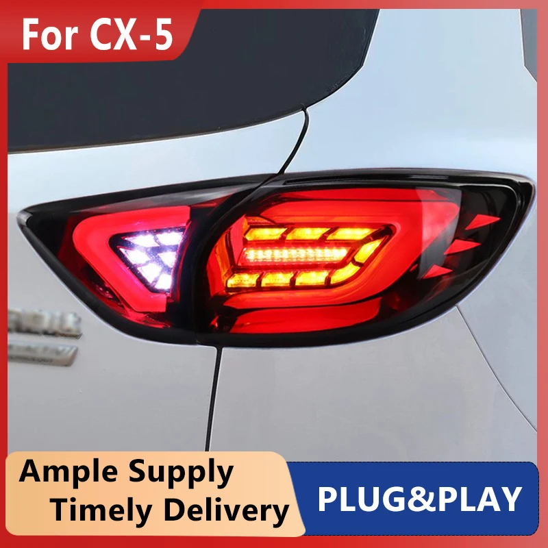 

Для Mazda CX-5 CX5 2013 3014 2015 2016 Задние фонари Полностью светодиодные задние фонари Светодиодные DRL Тормозной парк Сигнал поворота Стоп-сигнал Направляющая