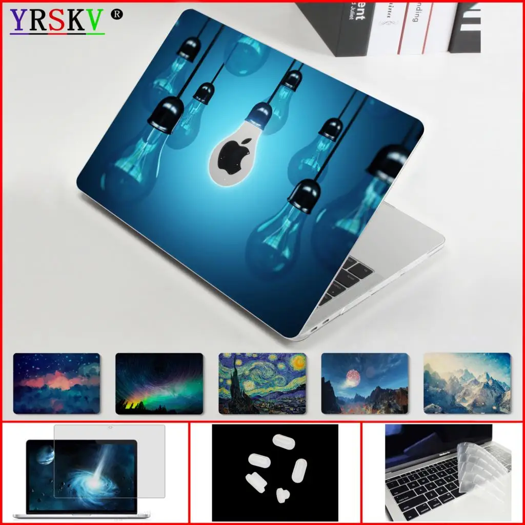 

3D Laptop Case For Macbook M2 Air 13 A2681A2337A2179 2020 2022 2023 Pro 13 14 16 inch A2779A2289A2338A2442 printed bulb pattern