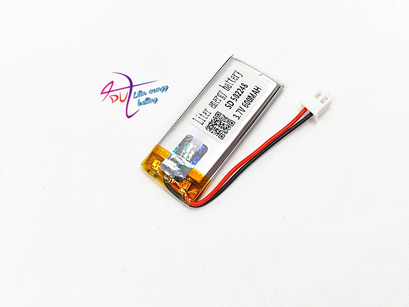 XHR-2P 2.54 3.7 600 V 502248 mAh 482249 bateria de polímero de lítio Bluetooth speaker sem fio de aprendizagem de máquina