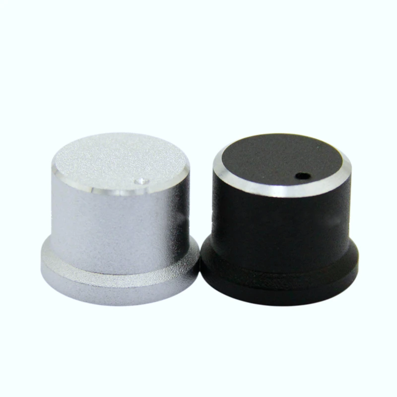 1 pcs 16x12mm 6mm Shaft Hole Aluminum Alloy Potentiometer Knob White (D-axis)