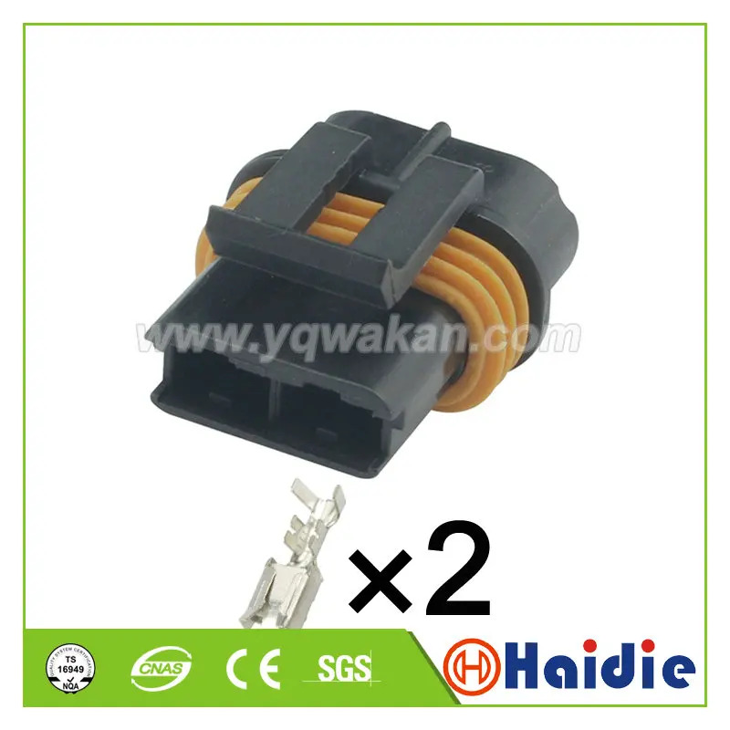 

5sets 2Pin Female Sealed Connectors For Inline Fuse Wiring Automotive Connector 12103172 12033769