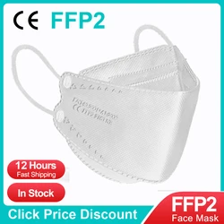 ffp2 face mask KN95 facial masks 4 Layers filter mask respirator fpp2 CE Protective maske anti dust mask mouth mascarillas