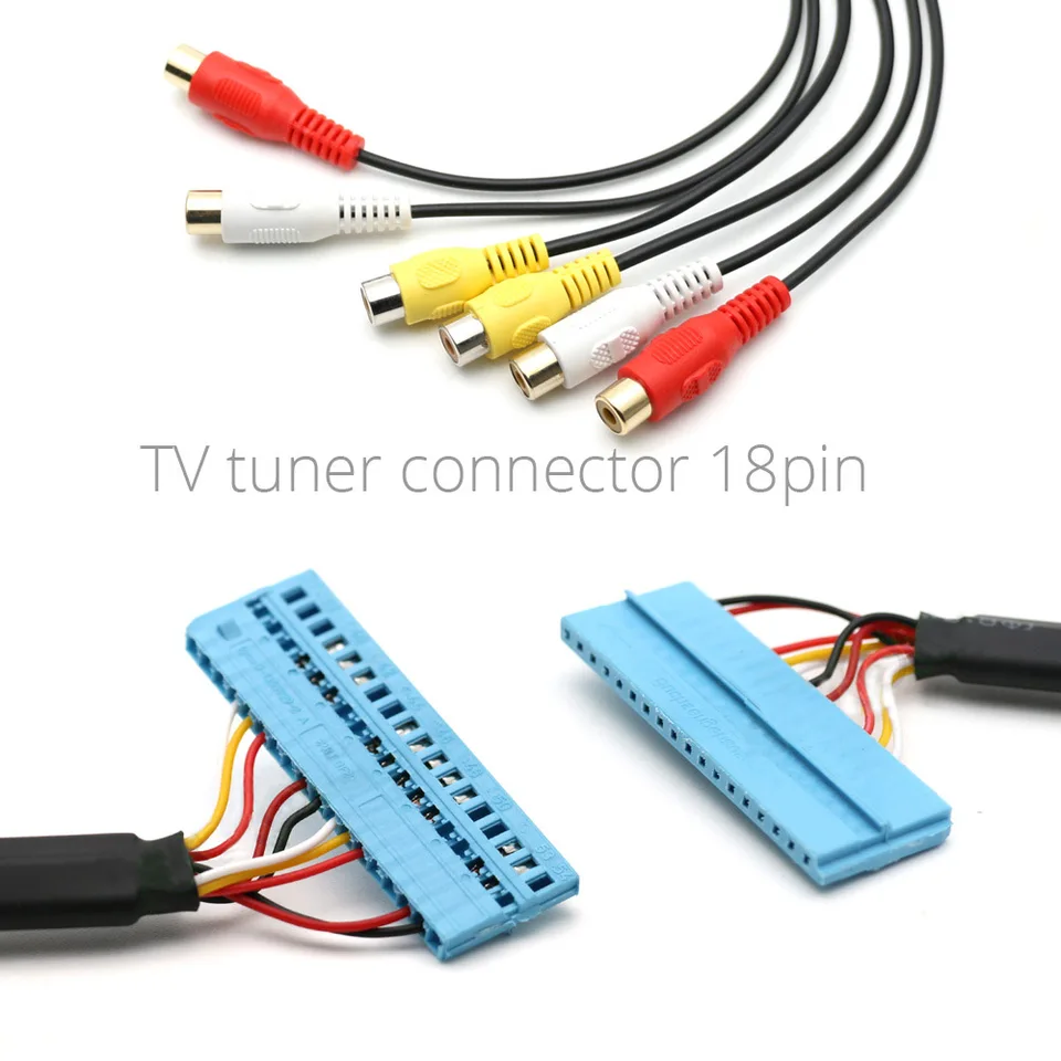 AV Upgrade Video DVD Adapter for Audi VW 54 pin TV Tuner Plug MP3