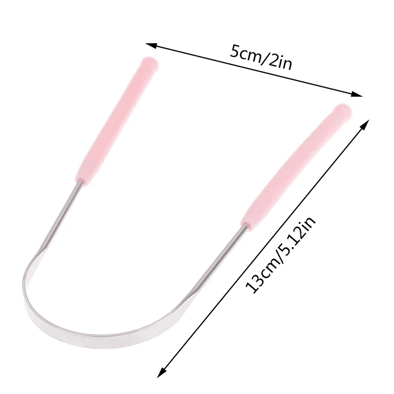 Nettoyeur de langue en acier inoxydable, brosse à dents à revêtement, outils de soins d'hygiène dentaire et buccale, haleine fraîche