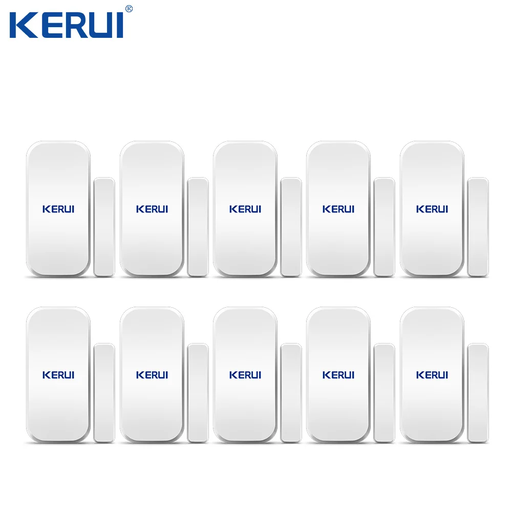 Kerui D025 Kerui Extra Home Detector inalámbrico de puerta y ventana Sensor de espacio para sistema de alarma de casa teclado táctil