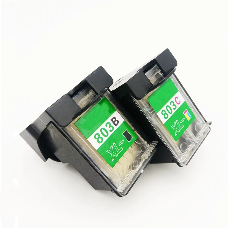 Einkshop-チップ付きの空のインクカートリッジ、コーヒー、ケーキ、チョコレート、コーヒー、詰め替え用のインクジェットプリンター、803, 803xl
