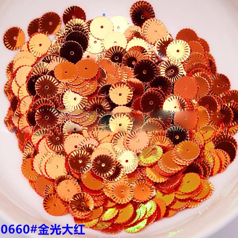 DIY sequins bright golden light 10mm chrysanthemum beads shoes clothing hats decoration materials wedding accessories