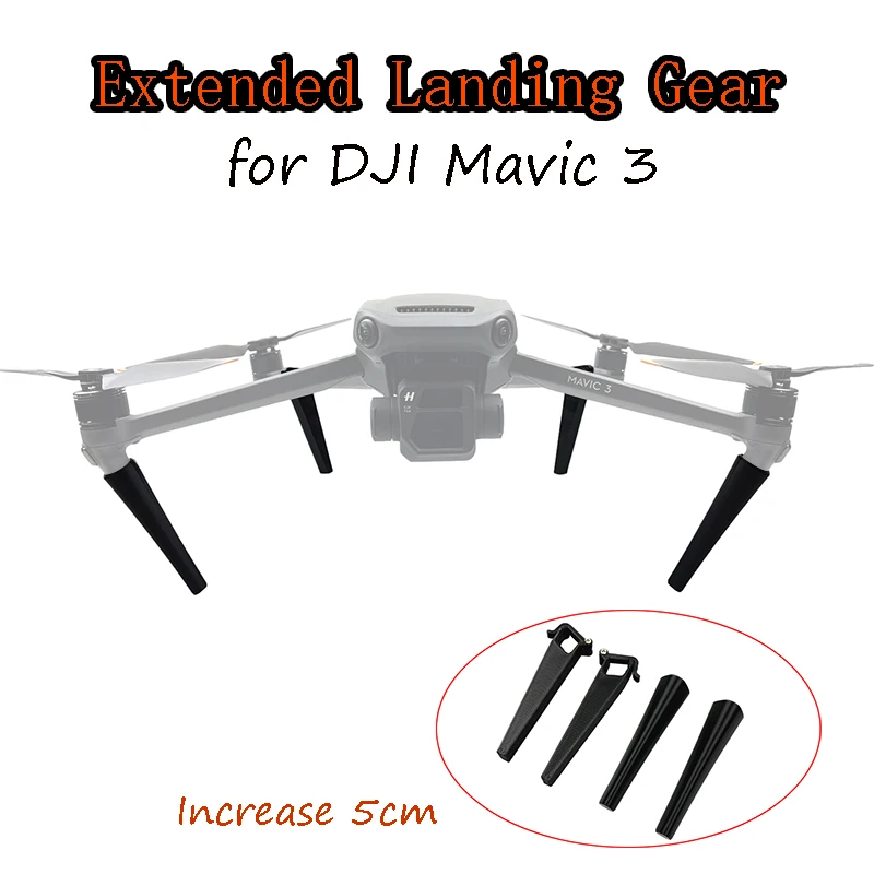 for DJI Mavic 3 Increased Height Extension Landing Gear Support Replacement Leg Protector Bracket for Mavic 3 Drone Accessories