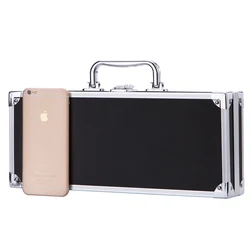 Aluminium Tool Box Hard Case Suitcase Multifunctional Storage Box 340*140*60mm