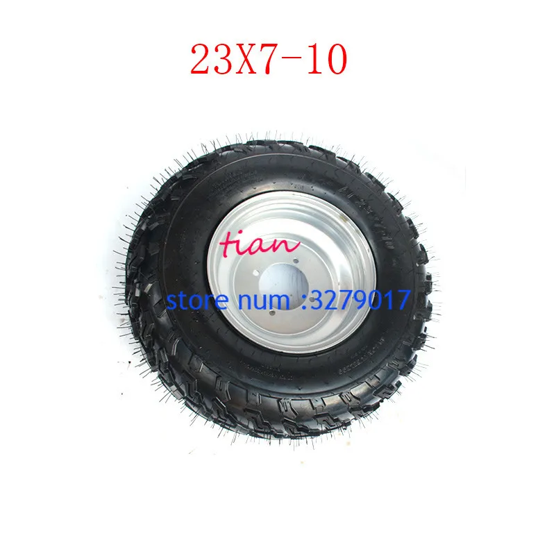 

2PCS Hot Sale Good Quality GO KART KARTING ATV UTV Buggy 23X7-10 Inch Wheel Tubeless Tyre Tire