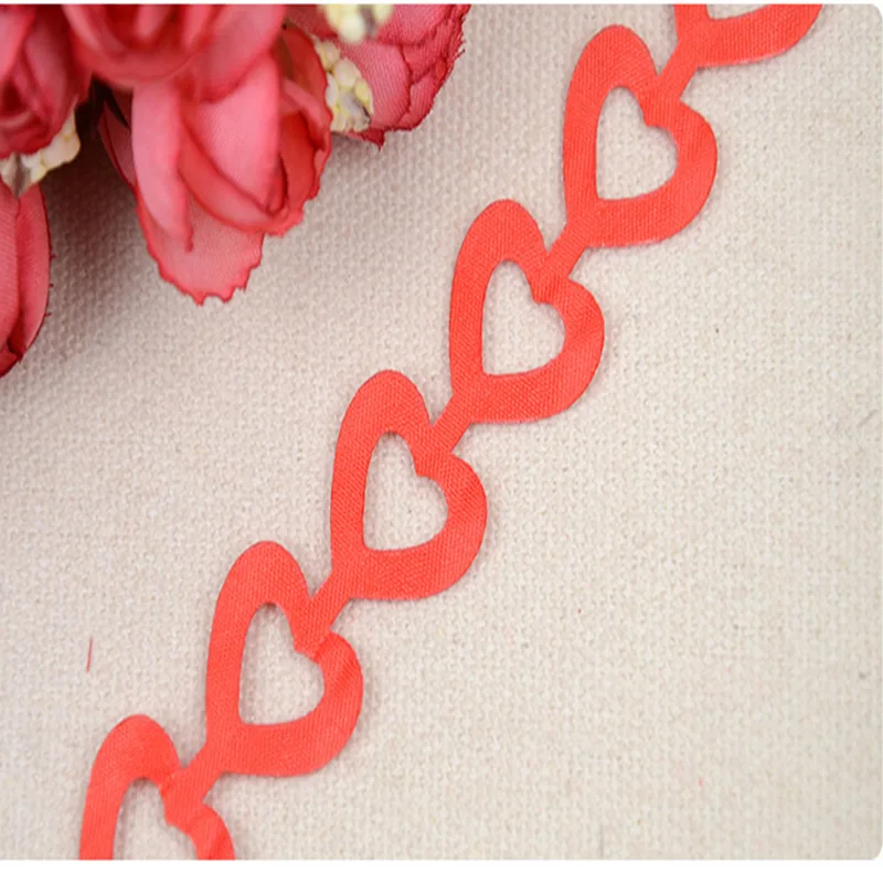 Honey Heart Multi Color DIY Clothing Accessories,, Handmade Gift Wrap Party, 20Yard, 18mm