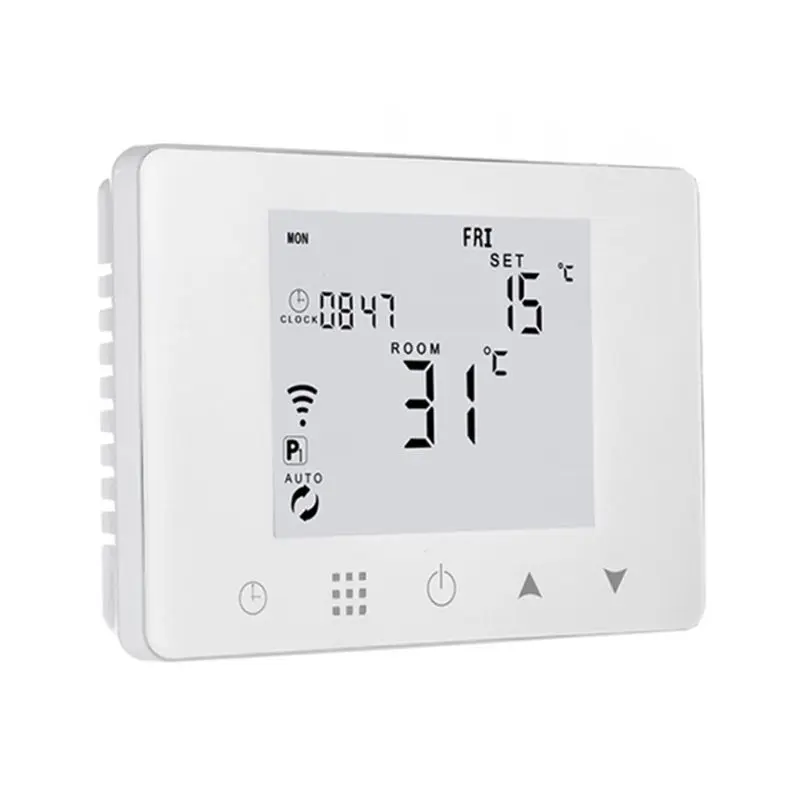 WiFi Room Thermostat Gas Boiler Wall-mounted Heating Wireless Remote Temperature Controller for Alexa Google Home 110V 220V Y98E