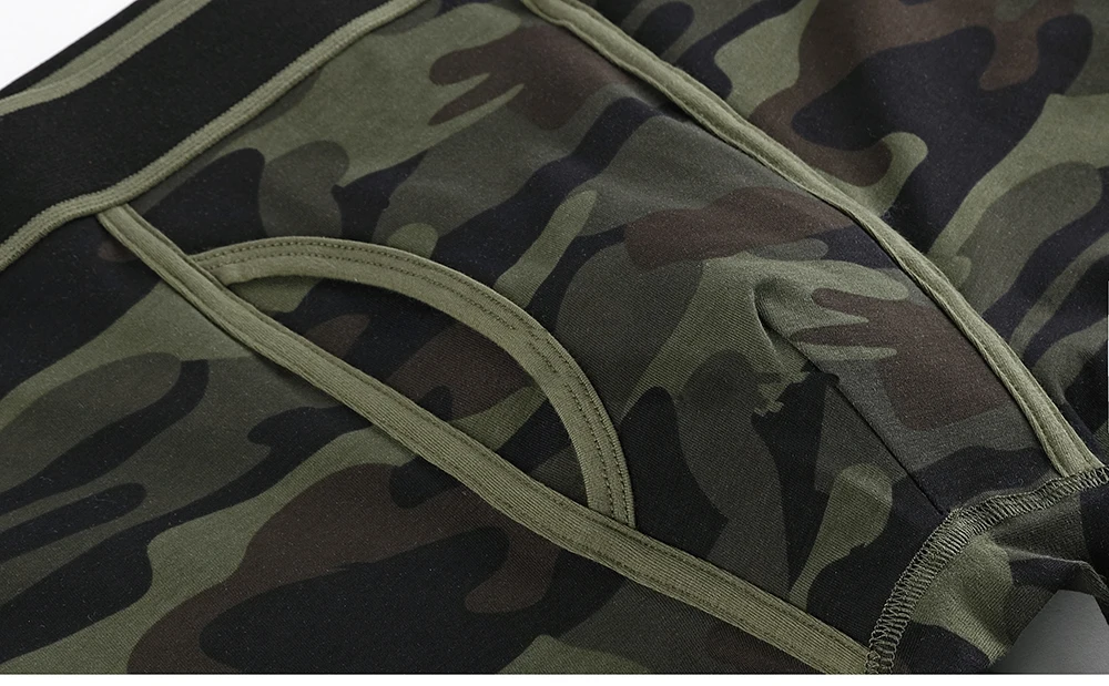 4 stücke Lange Baumwolle Unterwäsche Mann Boxer Sexy Schlüpfer der Männer Seite Öffnung Höschen Für Männer Sport Unterhose Männlich Marke badehose Shorts – Detail 3