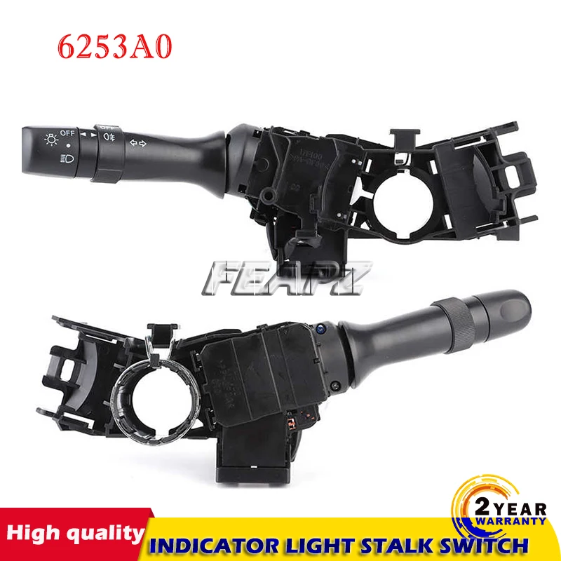 

FOR PEUGEOT 107 CITROEN C1 TOYOTA AYGO Mk1 05-14 INDICATOR LIGHT STALK SWITCH Car Accessories New 6253A0 6253.A0
