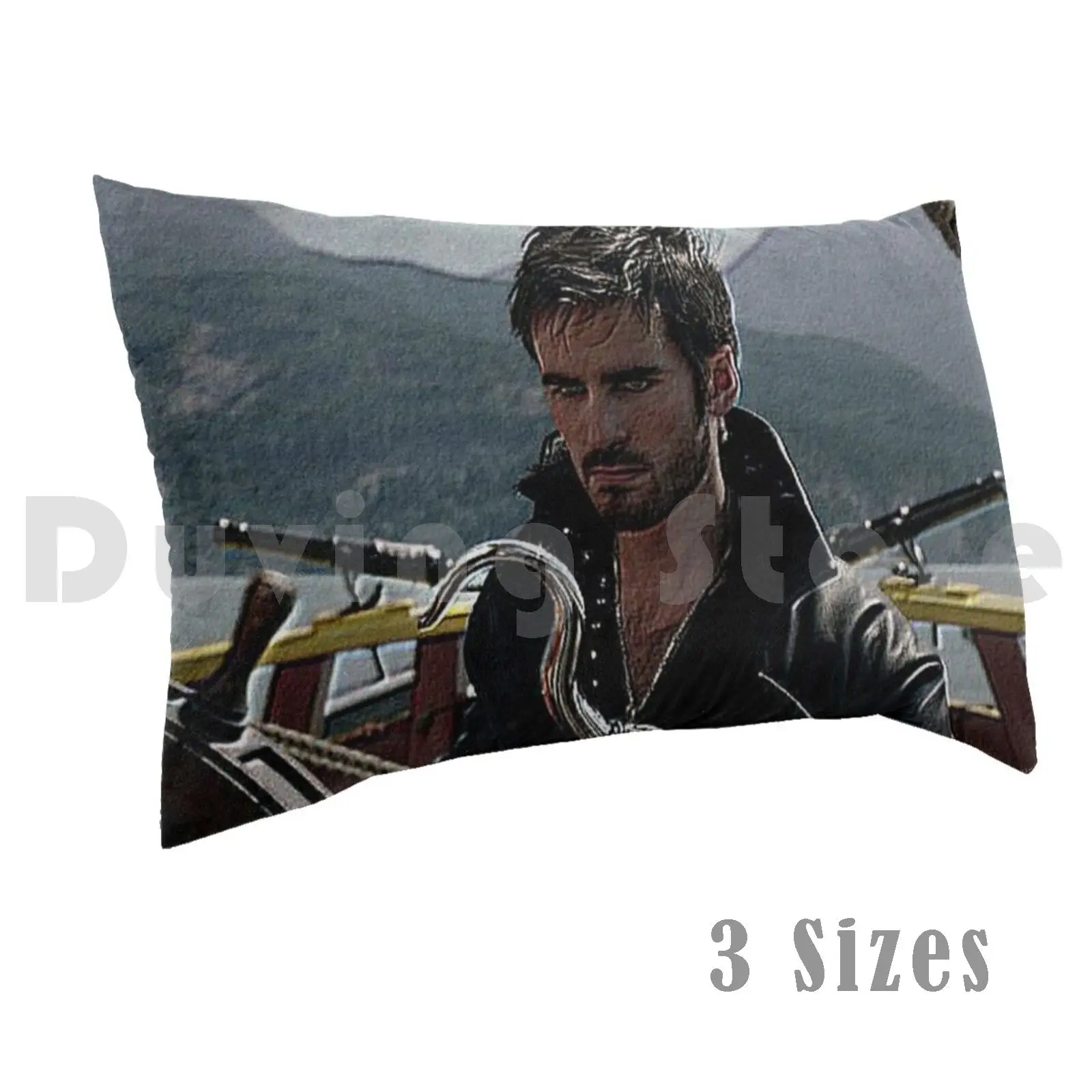 Captain Hook Pillow case 147 Captain Killian Jones Hook Colin Odonoghue Swan Once Upon Once