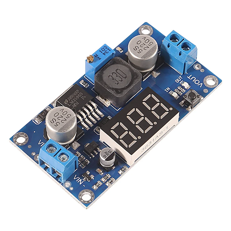 XL6009 DC-DC adjustable boost module 5-32V liters 5-55V with digital display